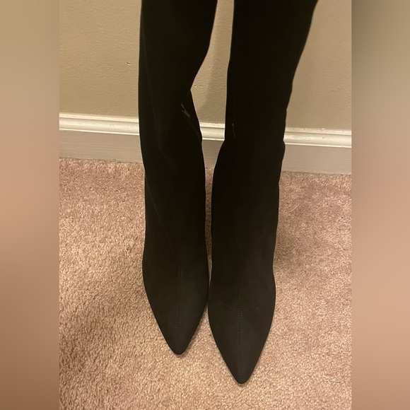 ASOS over the knee boot chunky heel w/adjustable strings to fit thigh. Size 11 - Picture 1 of 6